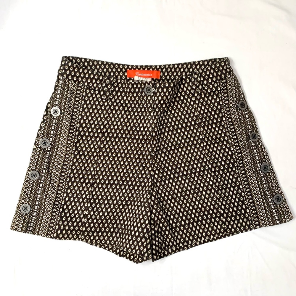 Anthropologie Cartonnier Sarah high rise print shorts- 4 - Picture 3 of 9